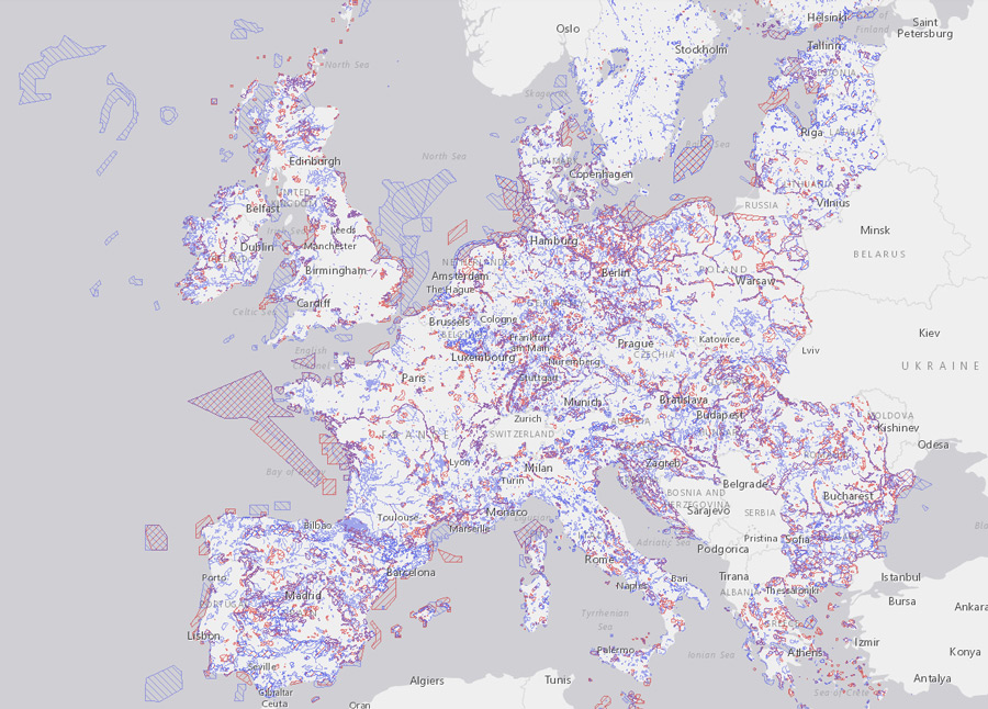natura2000 carte europe